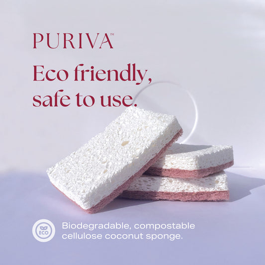 Bio-degradable Cleaning Sponges - Pack Of 6
